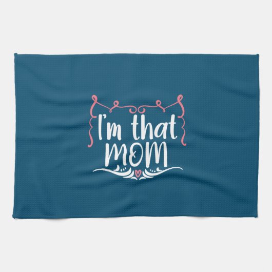 Moeder Gift... ik ben die moeder Theedoek (Horizontaal)