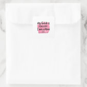 Moeder Gift Ik ben een moeder Vierkante Sticker (Tas)