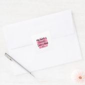 Moeder Gift Ik ben een moeder Vierkante Sticker (Envelop)