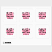 Moeder Gift Ik ben een moeder Vierkante Sticker (Vel)