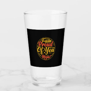 Moeder Gift Ik ben trots op je Glas