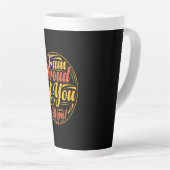 Moeder Gift Ik ben trots op je Latte Mok (Rechterhoek)