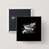 Moeder Gift ik heb samen Vierkante Button 5,1 Cm (Voorkant /achterkant)