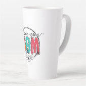 Moeder Gift Ik hou van je moeder Latte Mok (Rechterhoek)