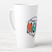 Moeder Gift Ik hou van je moeder Latte Mok (Linkerhoek)