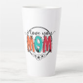 Moeder Gift Ik hou van je moeder Latte Mok (Voorkant)
