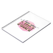 Moeder Gift Ik hou van je moeder Notitieboek (Linkerzijde)