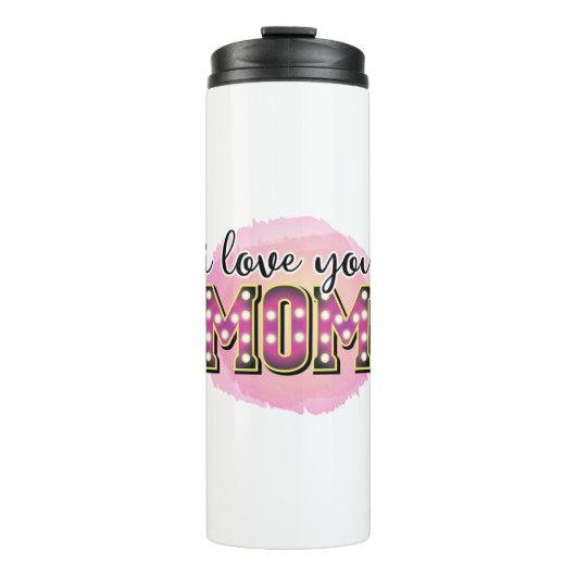 Moeder Gift Ik hou van je moeder Thermosbeker (Voorkant)