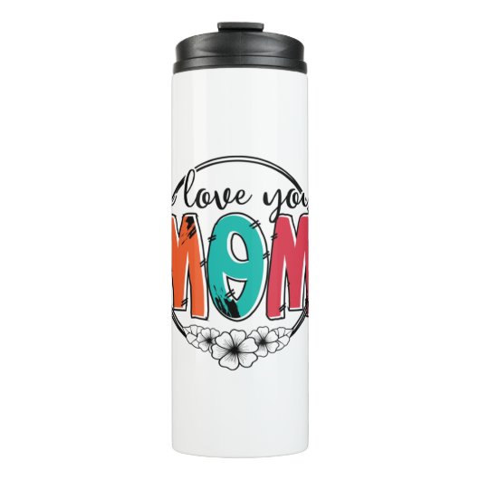 Moeder Gift Ik hou van je moeder Thermosbeker (Voorkant)