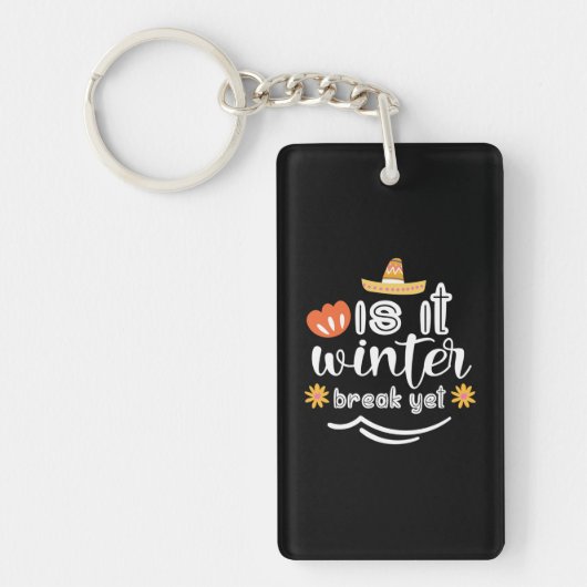 Moeder Gift is de winter Sleutelhanger (Voorkant)