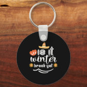 Moeder Gift is de winter Sleutelhanger (Voorkant)
