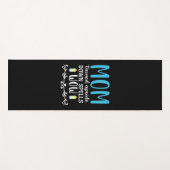 Moeder Gift Mam draaide zich om Wauw Yogamat (Voorkant (horizontaal))