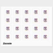 Moeder Gift Mama heeft koffie nodig Vierkante Sticker (Vel)