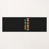 Moeder Gift Mama is mijn Hero Yogamat (Voorkant (horizontaal))