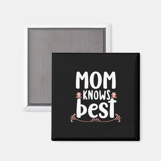 Moeder Gift mama kent best Magneet (Voorkant / Achterkant)