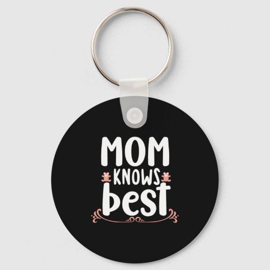 Moeder Gift mama kent best Sleutelhanger (Voorkant)