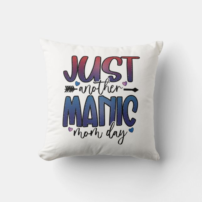 Moeder Gift nog een dag van mama Kussen (Voorkant)