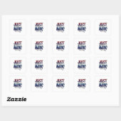 Moeder Gift nog een dag van mama Vierkante Sticker (Vel)