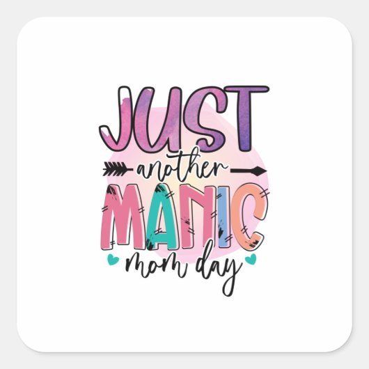 Moeder Gift nog een moederdag Vierkante Sticker (Voorkant)