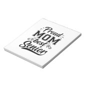 Moeder Gift Proud Mam Best Senior Notitieblok (Linkerzijde)