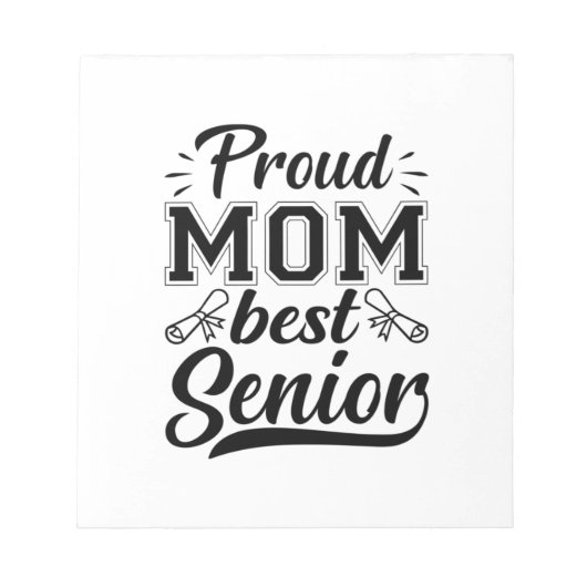 Moeder Gift Proud Mam Best Senior Notitieblok (Voorkant)
