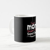 Moeder Gift Super Ma Super Wife Koffiemok (Voorkant links)