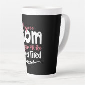 Moeder Gift Super Ma Super Wife Latte Mok (Rechterhoek)