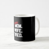 Moeder Gift Super Mam en Supervrouw Koffiemok (Voorkant rechts)