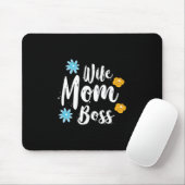 Moeder Gift Wife mama Boss Muismat (Met muis)