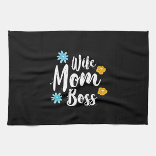 Moeder Gift Wife mama Boss Theedoek