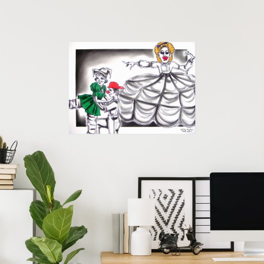 Moeder Gigeon uit de Nutkraker Ballet Poster (Thuiskantoor)