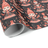 Moeder Ginger, Klassiek Rood Notenkraker Ballet Cadeaupapier (Rol Hoek)