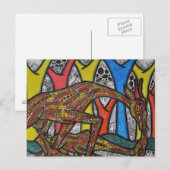 Moeder Giraffe Briefkaart (Voorkant / Achterkant)