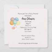 Moeder Giraffe met Baby Kaart (Achterkant)