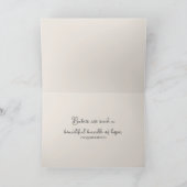 Moeder Giraffe met Baby Kaart (Binnen)