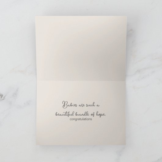 Moeder Giraffe met Baby Kaart (Binnen)