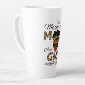 Moeder God gaf mama en Gigi Birthday Latte Mok (Linkerhoek)