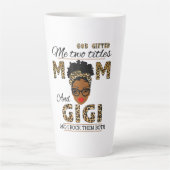 Moeder God gaf mama en Gigi Birthday Latte Mok (Voorkant)