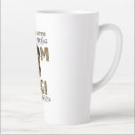 Moeder God gaf mama en Gigi Birthday Latte Mok<br><div class="desc">Moeder God gaf mama en Gigi Birthday</div>