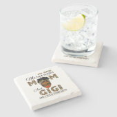 Moeder God gaf mama en Gigi Birthday Stenen Onderzetter (Zijkant)