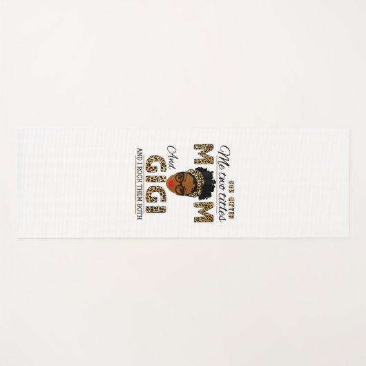 Moeder God gaf mama en Gigi Birthday Yogamat (Voorkant (horizontaal))