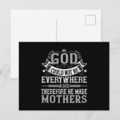 Moeder - God kon niet overal zijn Briefkaart (Voorkant / Achterkant)