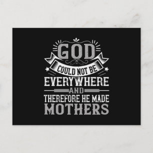 Moeder - God kon niet overal zijn Briefkaart
