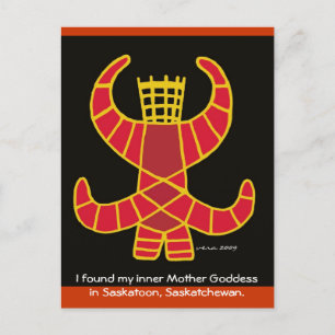 Moeder Goddess Berehynia door Vera Trembach Briefkaart