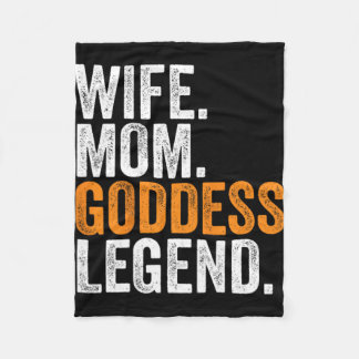 Moeder Godin Legende Grappige Bezetting Kantoor Fleece Deken