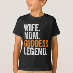 Moeder Godin Legende Grappige Bezetting Kantoor T-shirt