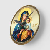 Moeder Gods, maagd Maria Ronde Klok (Hoek)