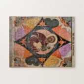 Moeder Gods van de brandende Struik Orthodox Icoon Legpuzzel (Horizontaal)