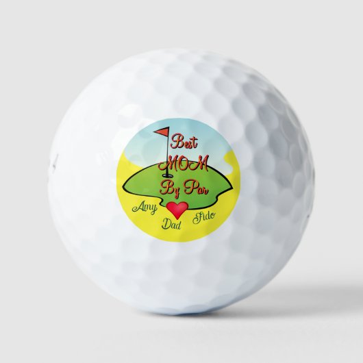 Moeder Golfer  Golfballen (Voorkant)