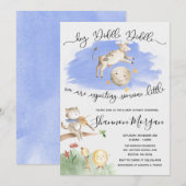 Moeder Goose Baby shower Uitnodiging (Voorkant / Achterkant)